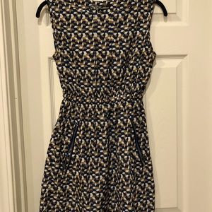 Chevron pattern mini dress sz M